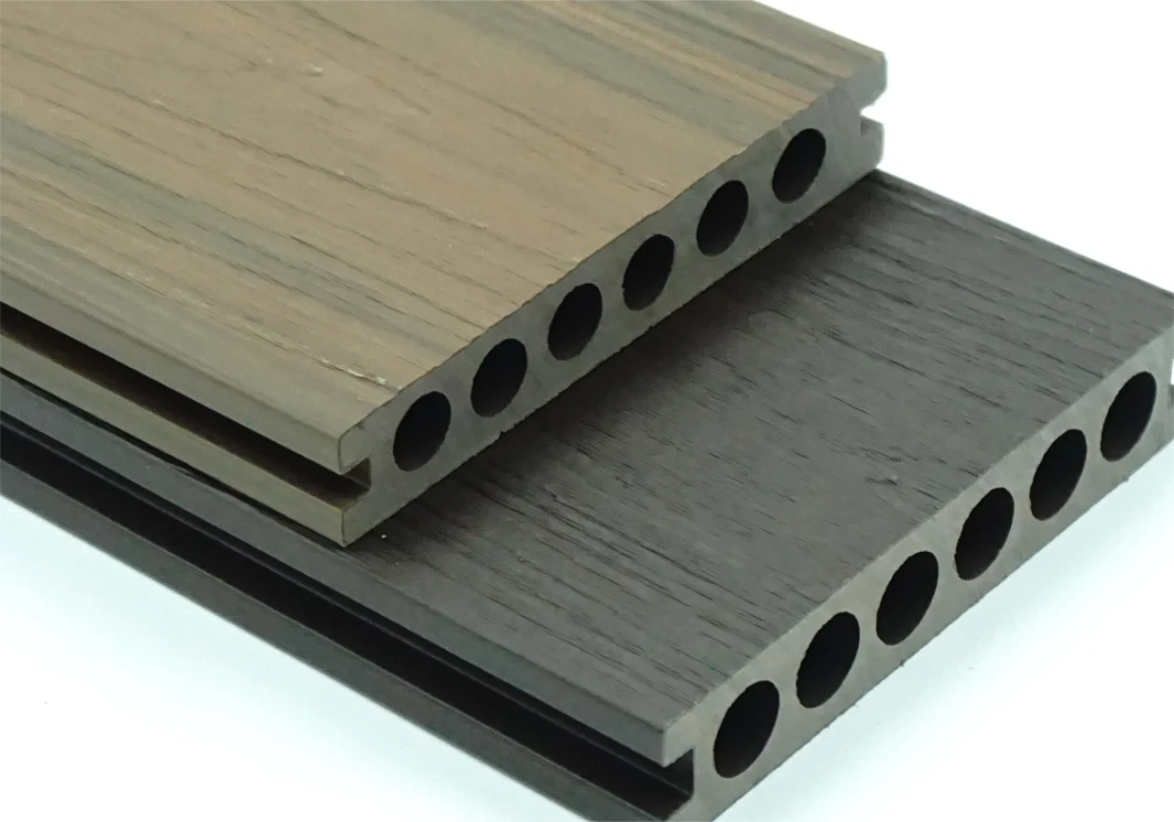 Hollow Crack-Resistant Co-Extrusion WPC Decking Composite Decking