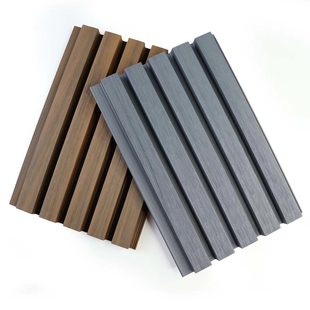 Fade Resistant Easily Assemble Exterior Luxury WPC Slat Wall Panel Hollow Wall Panel