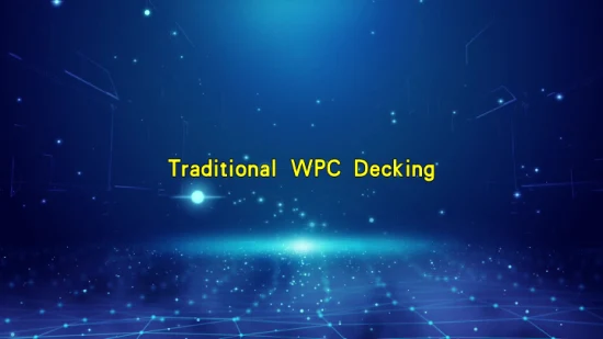 Leicht zu reinigender China-Lieferant WPC Hollow Composite Decking für den Außenbereich